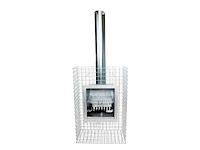 Tuinhaard in gabionstil, rechthoekig. esschert design, ff468 - afbeelding 1 van  4