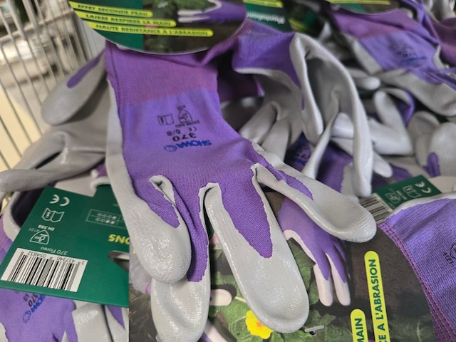 Tuinhandschoenen in mand ca 60 stuks gamm vert, partij - afbeelding 3 van  3