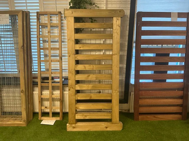 Tuinhek grenen recht deluxe 800x180 cm (2x) - afbeelding 1 van  6