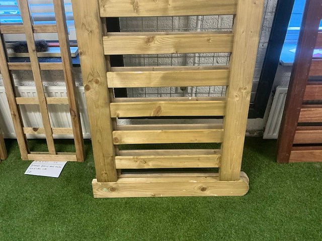 Tuinhek grenen recht deluxe 800x180 cm (2x) - afbeelding 2 van  6