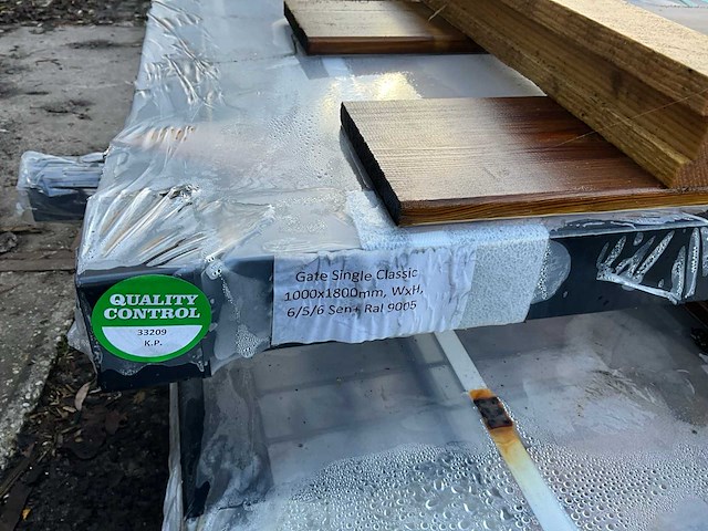 Tuinhek / poort (3x) - afbeelding 3 van  5