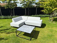 Tuinhoekbank & 2-zitsbankje allweather, toscane & liguria, light grey, 2026 - afbeelding 4 van  5