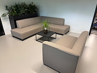 Tuinhoekbank & 2-zitsbankje allweather, toscane & liguria, sand, 2026 - afbeelding 2 van  4