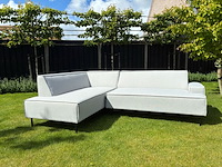 Tuinhoekbank allweather & coffeetable, toscane & aosta, light grey, 2026 - afbeelding 1 van  4