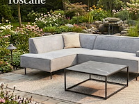 Tuinhoekbank allweather & coffeetable, toscane & aosta, light grey, 2026 - afbeelding 3 van  4