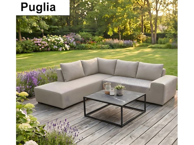 Tuinhoekbank allweather, puglia, sand, 2026 - afbeelding 1 van  5
