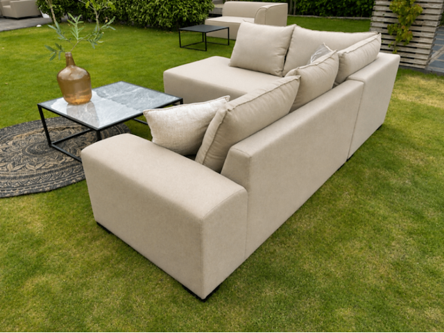 Tuinhoekbank allweather puglia, sand, bouwjaar 2026 - afbeelding 2 van  2