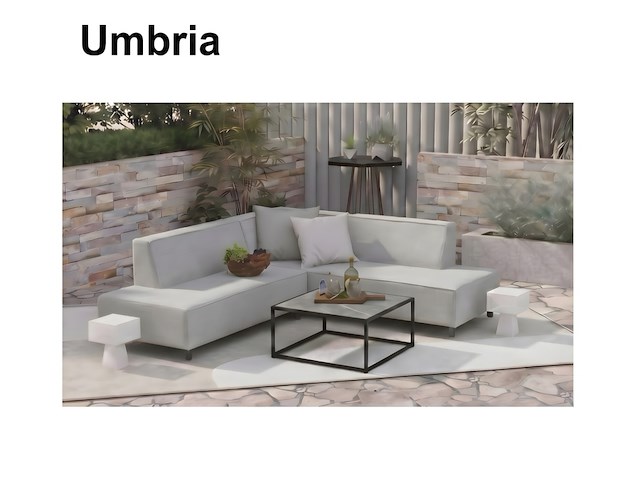 Tuinhoekbank allweather, umbria, light grey, 2026 - afbeelding 3 van  3