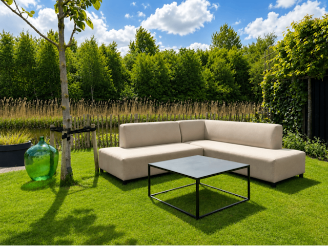 Tuinhoekbank allweather umbria, sand, bouwjaar 2026 - afbeelding 2 van  2