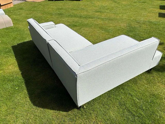 Tuinhoekbank, toscane allweather, lighy grey, bouwjaar 2026 - afbeelding 2 van  4