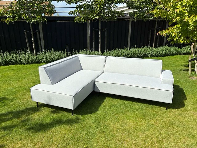 Tuinhoekbank, toscane allweather, lighy grey, bouwjaar 2026 - afbeelding 1 van  7