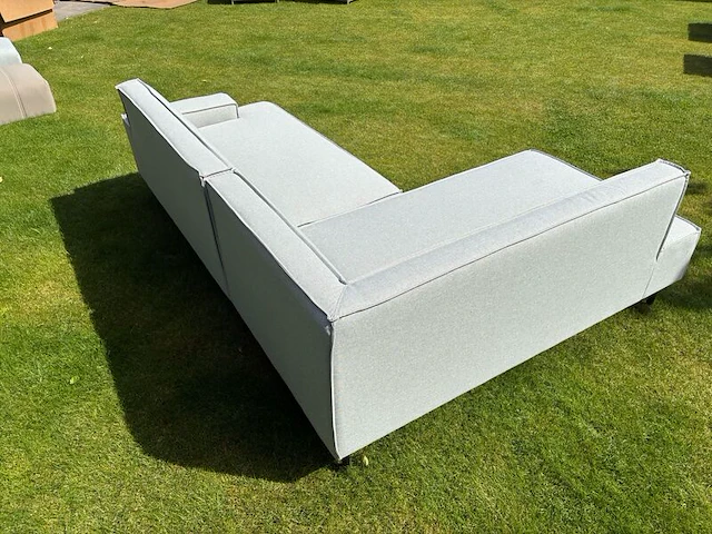 Tuinhoekbank, toscane allweather, lighy grey, bouwjaar 2026 - afbeelding 3 van  7