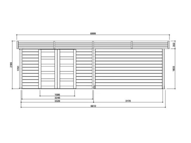 Tuinhuis, arhus - afbeelding 2 van  3