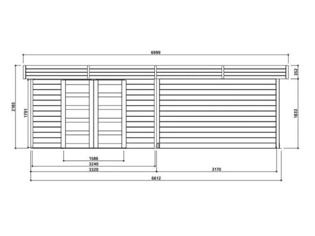 Tuinhuis arhus - afbeelding 2 van  3