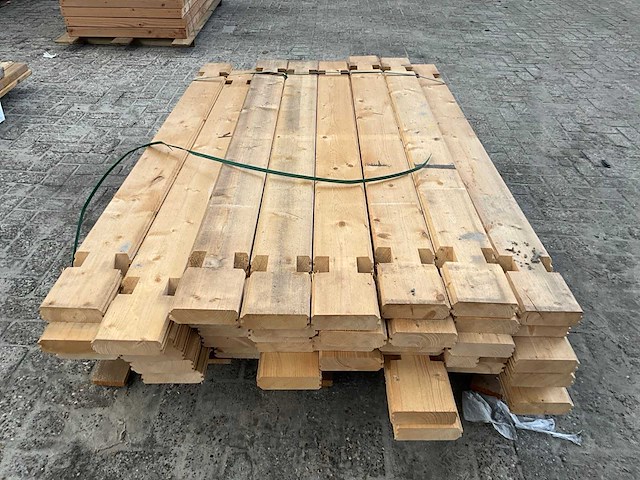 Tuinhuis / blokhut balk 4x14.5x177 cm (45x) - afbeelding 3 van  5