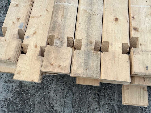 Tuinhuis / blokhut balk 4x14.5x177 cm (45x) - afbeelding 4 van  5