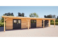 Tuinhuis bouwpakket 1200x650cm in douglas - afbeelding 5 van  12