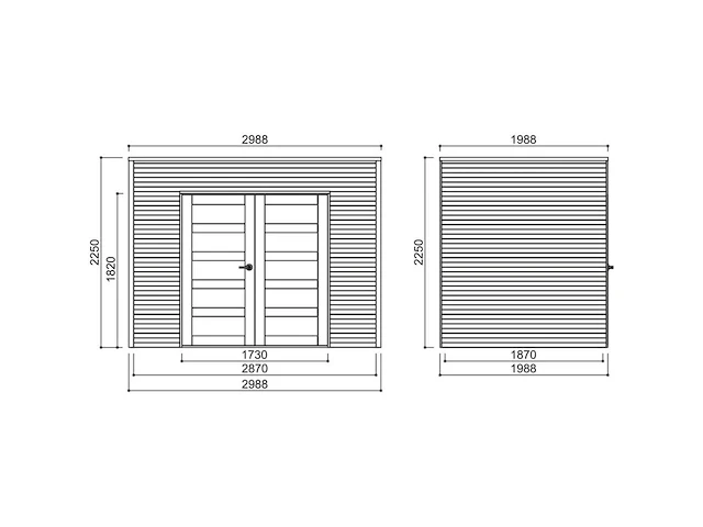 Tuinhuis capri - afbeelding 3 van  3