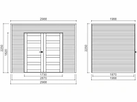 Tuinhuis capri - afbeelding 3 van  3