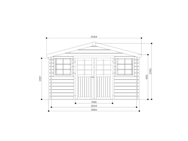 Tuinhuis dole - afbeelding 2 van  4