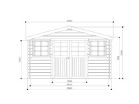 Tuinhuis dole - afbeelding 2 van  4