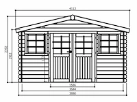 Tuinhuis dole - afbeelding 2 van  3