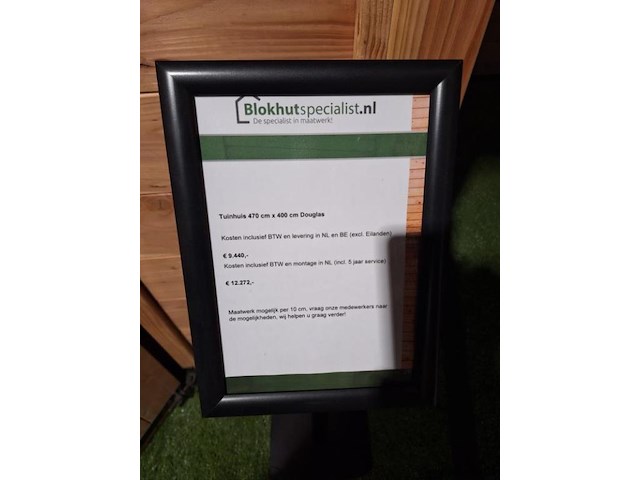 Tuinhuis (douglas) - 470x400cm - afbeelding 10 van  10