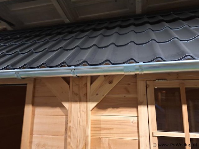 Tuinhuis (douglas) met zadeldak - 400x200cm - afbeelding 11 van  12