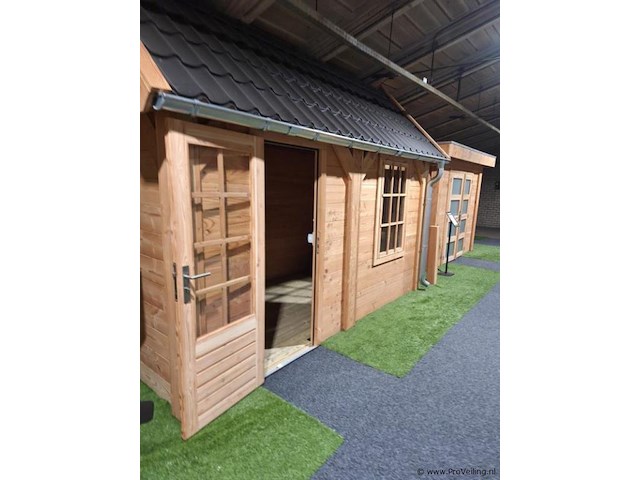 Tuinhuis (douglas) met zadeldak - 400x200cm - afbeelding 3 van  12