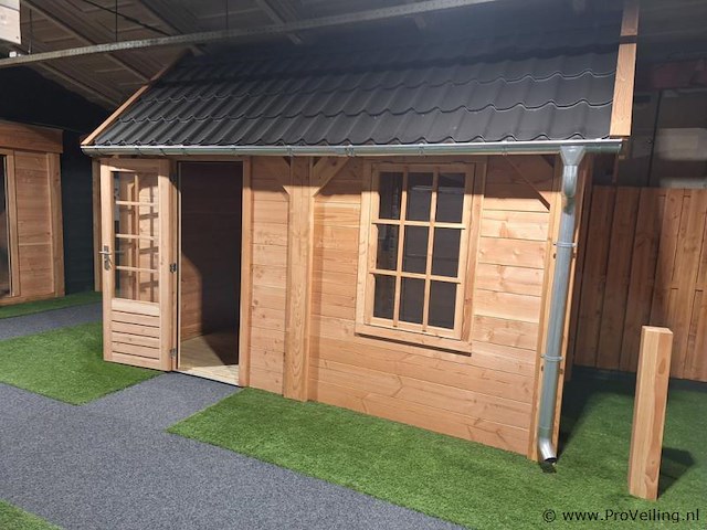 Tuinhuis (douglas) met zadeldak - 400x200cm - afbeelding 4 van  12