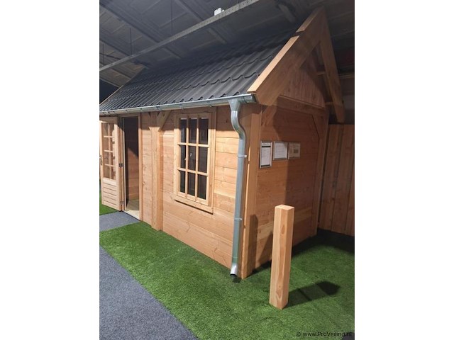 Tuinhuis (douglas) met zadeldak - 400x200cm - afbeelding 5 van  12