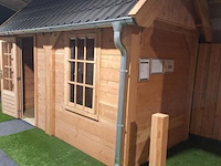 Tuinhuis (douglas) met zadeldak - 400x200cm - afbeelding 5 van  12