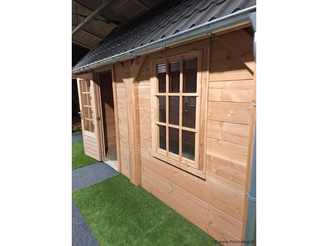 Tuinhuis (douglas) met zadeldak - 400x200cm - afbeelding 6 van  12
