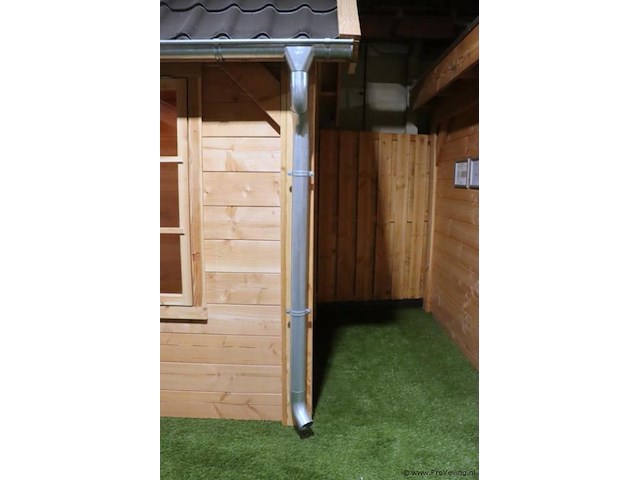 Tuinhuis (douglas) met zadeldak - 400x200cm - afbeelding 4 van  14