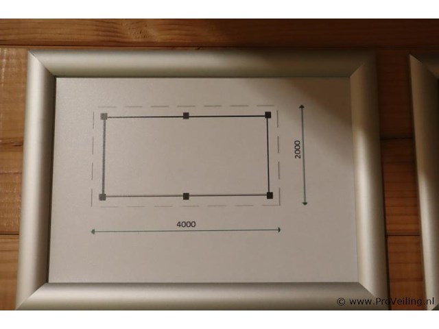 Tuinhuis (douglas) met zadeldak - 400x200cm - afbeelding 6 van  14