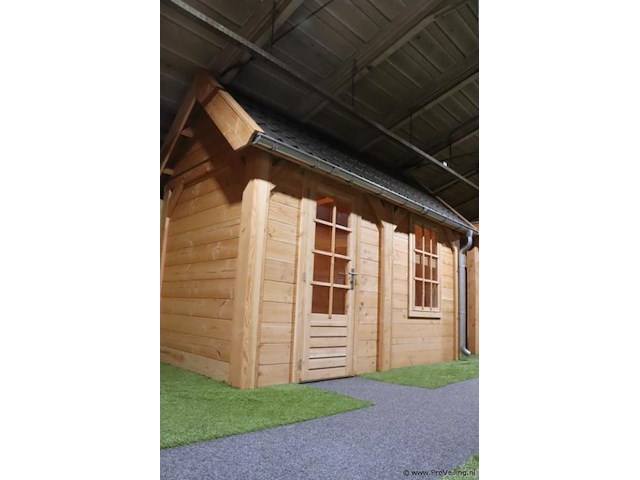 Tuinhuis (douglas) met zadeldak - 400x200cm - afbeelding 1 van  14