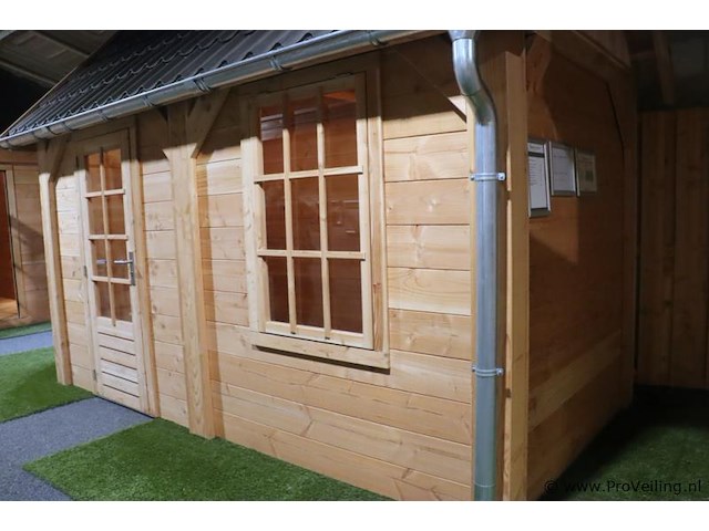 Tuinhuis (douglas) met zadeldak - 400x200cm - afbeelding 8 van  14
