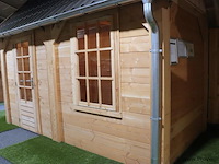 Tuinhuis (douglas) met zadeldak - 400x200cm - afbeelding 8 van  14
