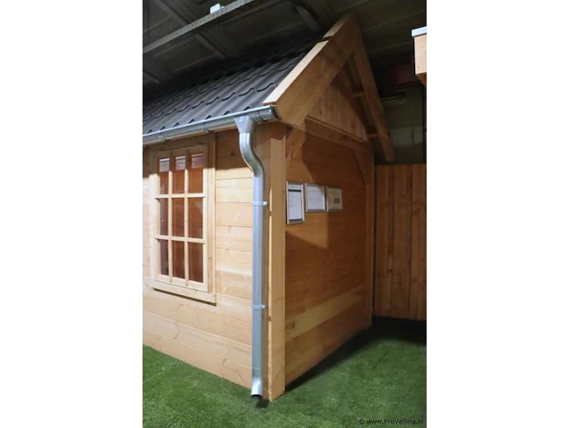 Tuinhuis (douglas) met zadeldak - 400x200cm - afbeelding 9 van  14