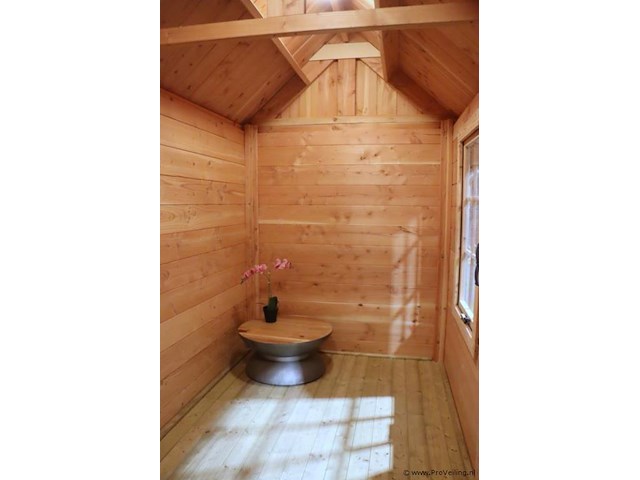 Tuinhuis (douglas) met zadeldak - 400x200cm - afbeelding 10 van  14