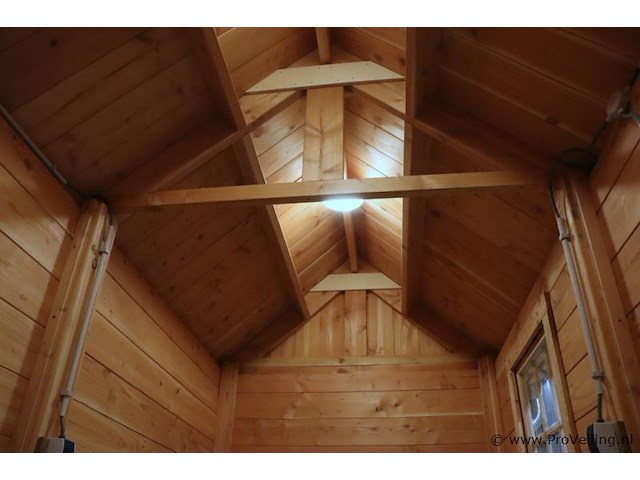 Tuinhuis (douglas) met zadeldak - 400x200cm - afbeelding 11 van  14