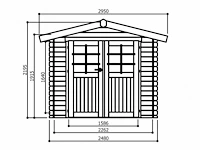 Tuinhuis gera - afbeelding 2 van  3