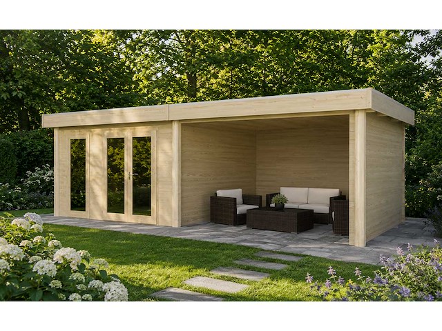 Tuinhuis isaac 8.50 x 4.28 m - afbeelding 1 van  3