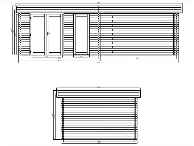 Tuinhuis isaac 8.50 x 4.28 m - afbeelding 3 van  3