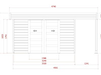 Tuinhuis larvik - afbeelding 3 van  3