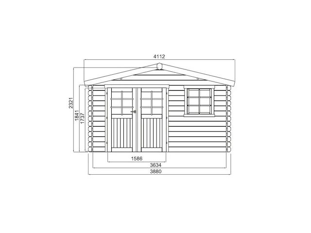 Tuinhuis linz - afbeelding 2 van  3