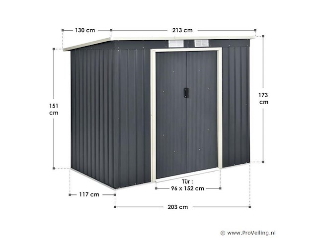 Tuinhuis m - afbeelding 2 van  10