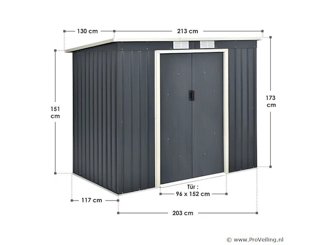 Tuinhuis m - afbeelding 2 van  10