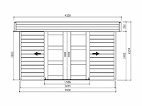 Tuinhuis malmo - afbeelding 2 van  3
