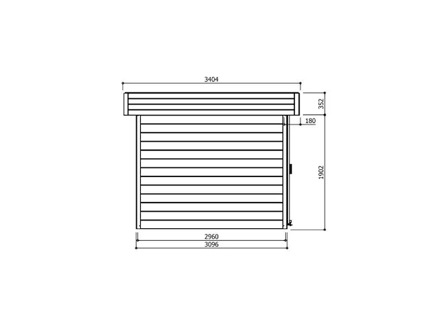 Tuinhuis malmo - afbeelding 3 van  3